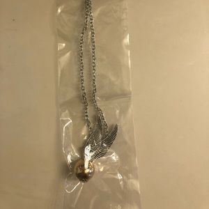 Harry Potter snitch necklace
